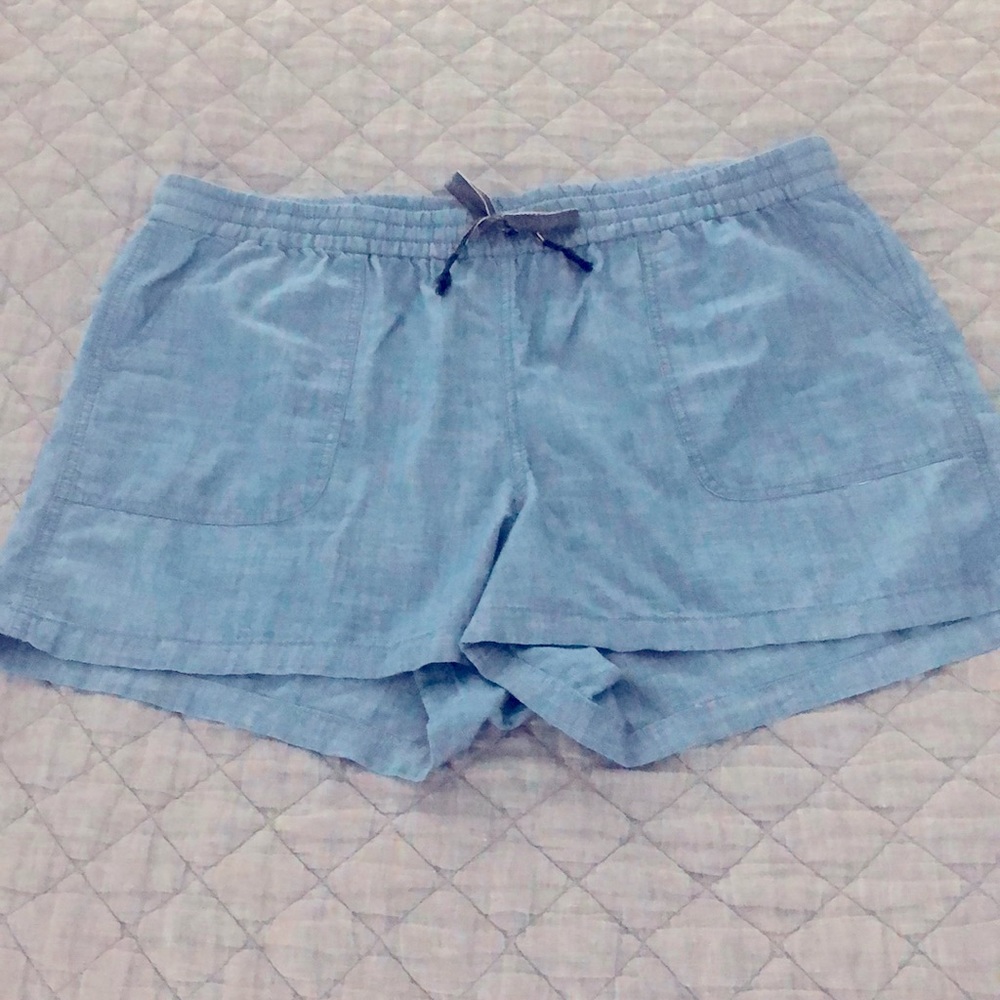 J Crew seaside 100% cotton chambray shorts